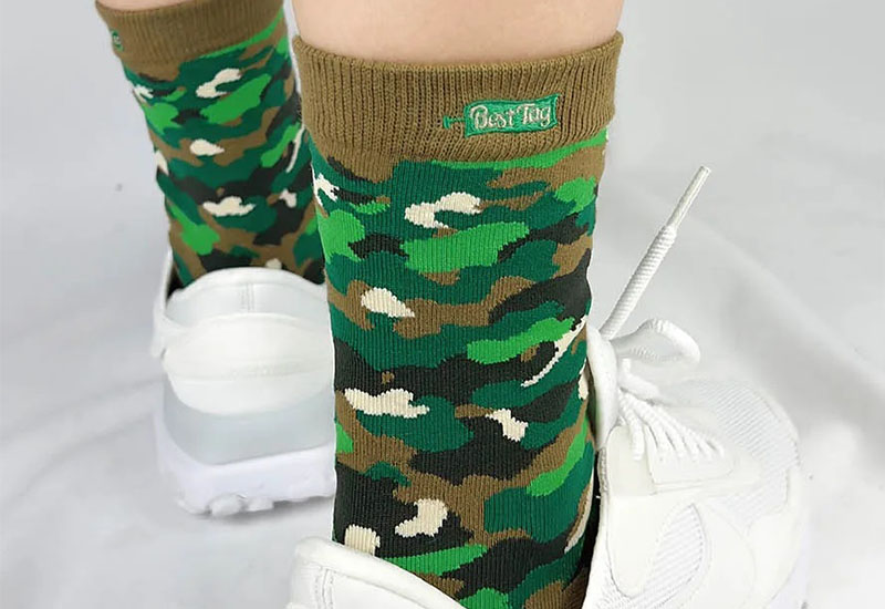 迷彩-橄欖綠 厚襪款(2種尺寸) 